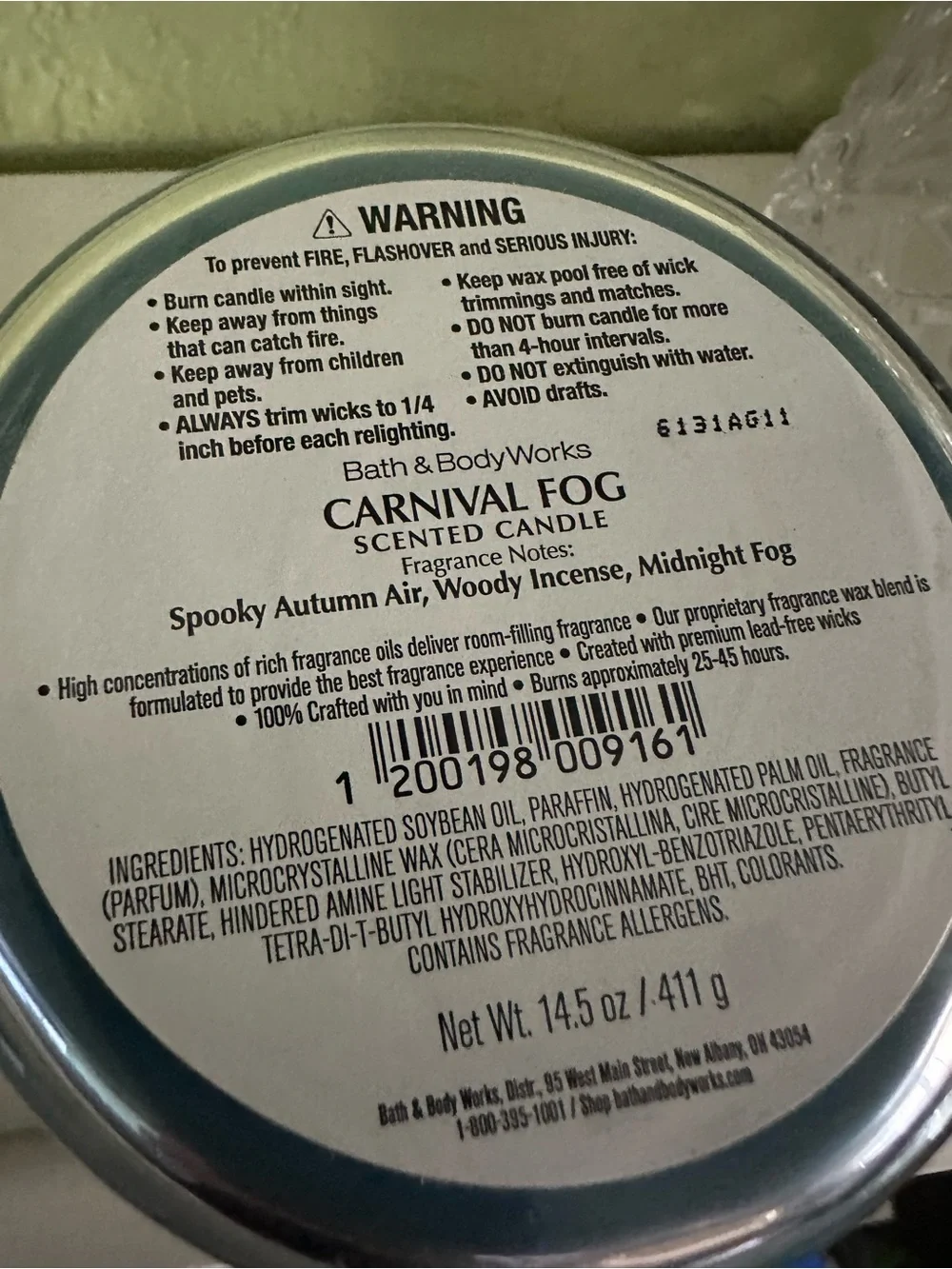 Bath & Body Works Cotton Candy Cobwebs Candle & Carnival Fog Bundle